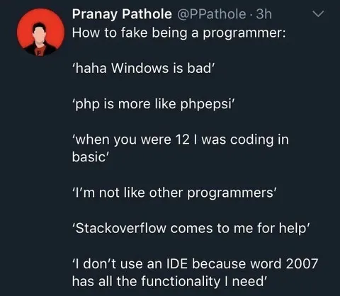 How to Fake Being a Programmer