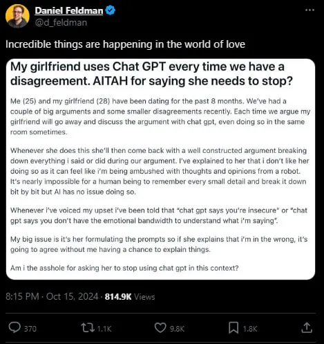 Girlfriend Argues With ChatGPT