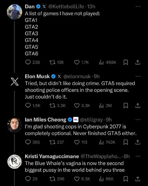 GTA games never played