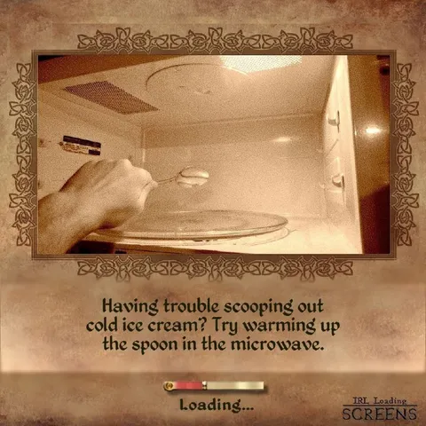 Warming the Spoon for Ice Cream