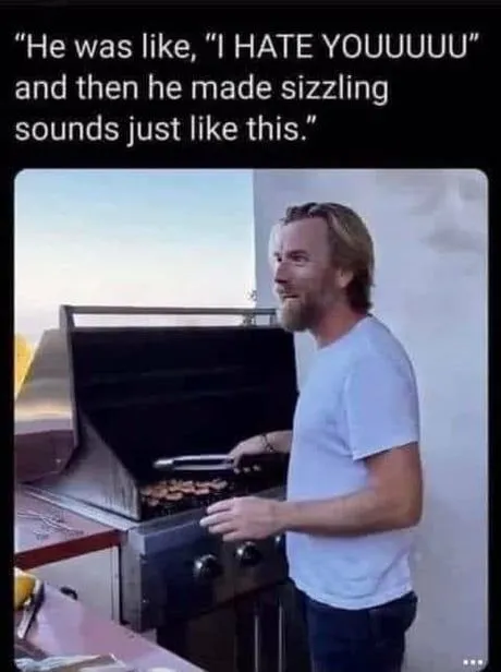 I Hate You Sizzling Grill