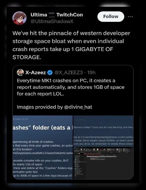 One Gigabyte Crash Reports