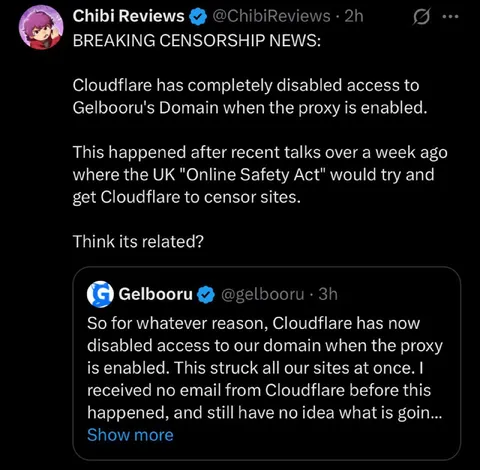 Cloudflare Censorship News