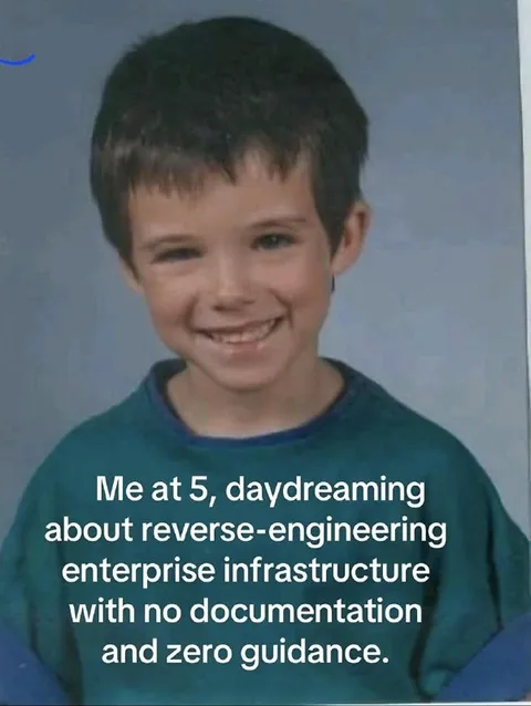 Child Daydreaming About Reverse Engineering