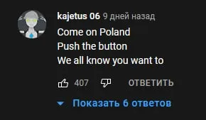Come on Poland Push the Button