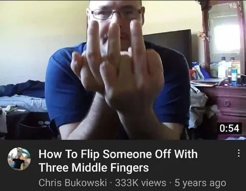 Three Middle Fingers Tutorial
