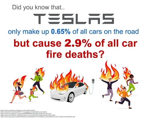 Tesla Fire Deaths Statistic