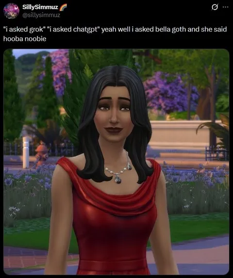 Bella Goth Says Hooba Noobie