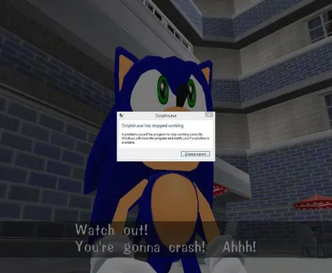 Sonic.exe Has Stopped Working