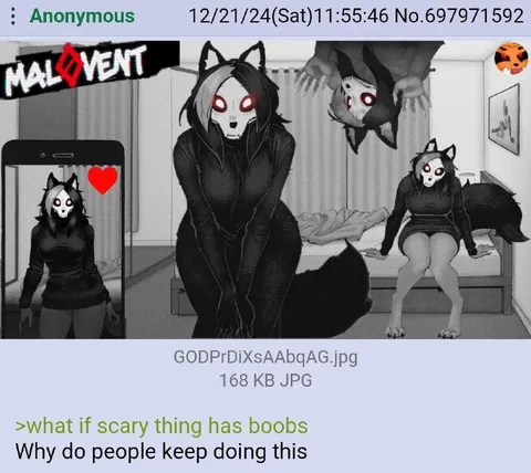 Scary Thing Has Boobs
