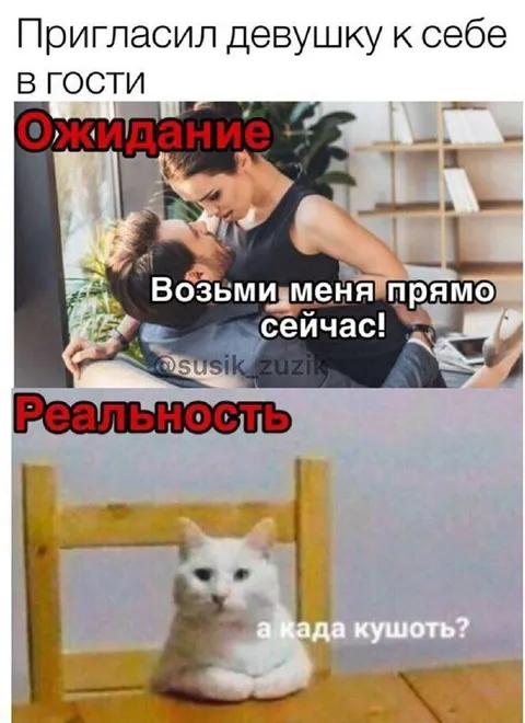 Пригласил девушку в гости