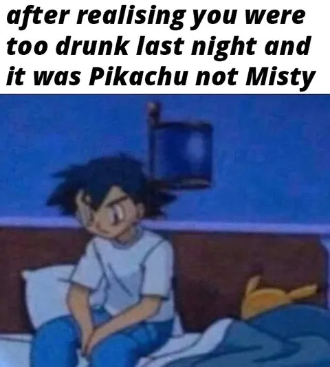Ash Realizes It Was Pikachu