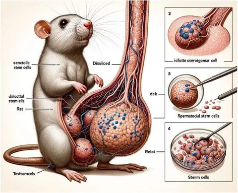 Rat Testicle Stem Cell Diagram