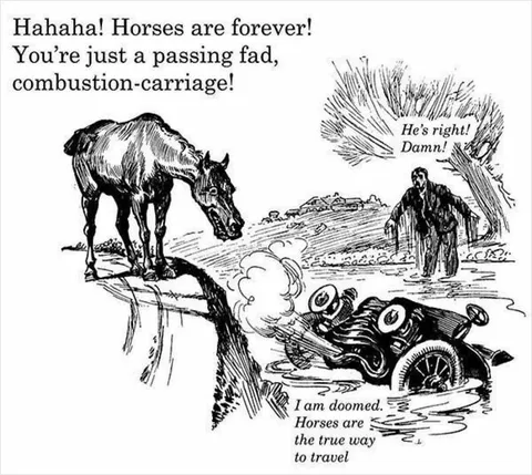 Horse Says Cars Are a Passing Fad