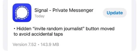 Signal Journalist Button Update