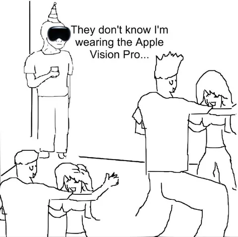 They Don't Know I'm Wearing Vision Pro