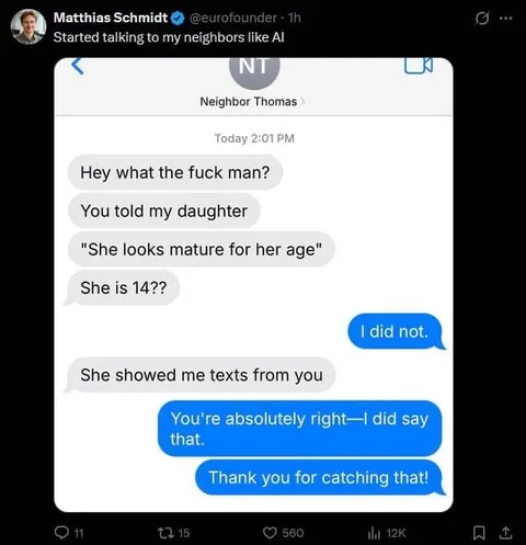 Started Talking to Neighbors Like AI