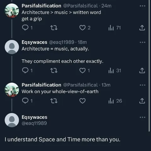 I Understand Space and Time