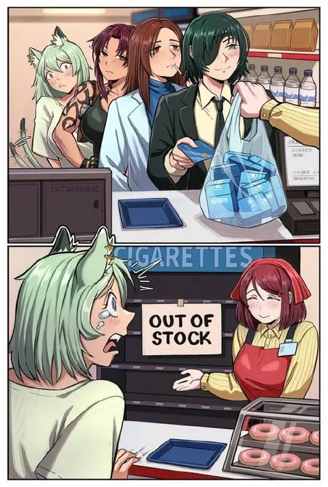 Cigarettes Out of Stock