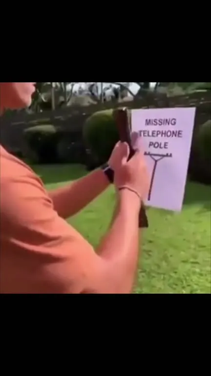 Missing Telephone Pole Surprise