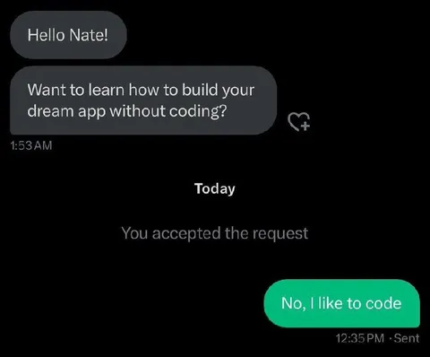 No, I Like to Code