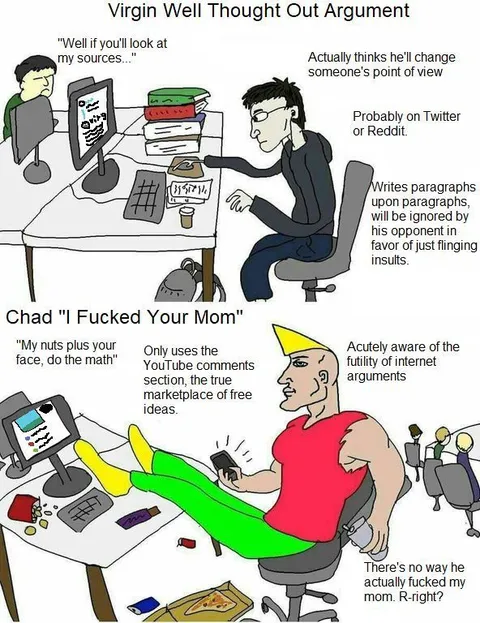 Virgin vs Chad Internet Argument