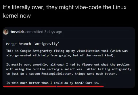 Torvalds Vibe-Codes Linux