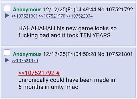 Ten Years for a Bad Game