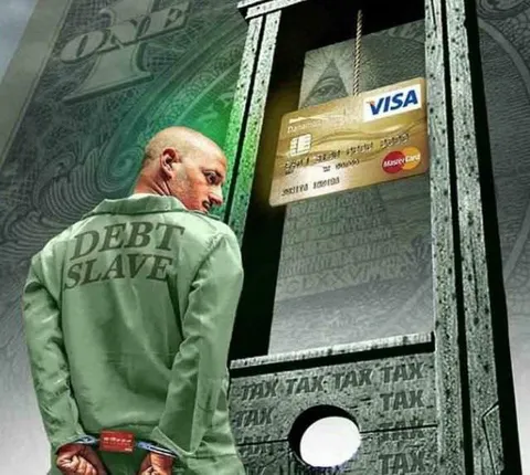 Debt Slave Paying Taxes