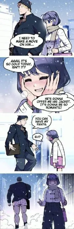 When He Offers His Pants