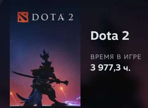 Почти четыре тысячи часов в Dota 2