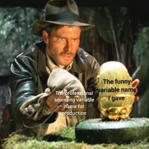 Indiana Jones Variable Names
