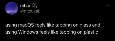 macOS Feels Like Tapping Glass