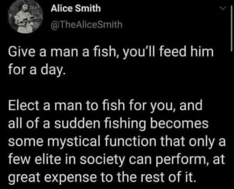 Elect a Man to Fish
