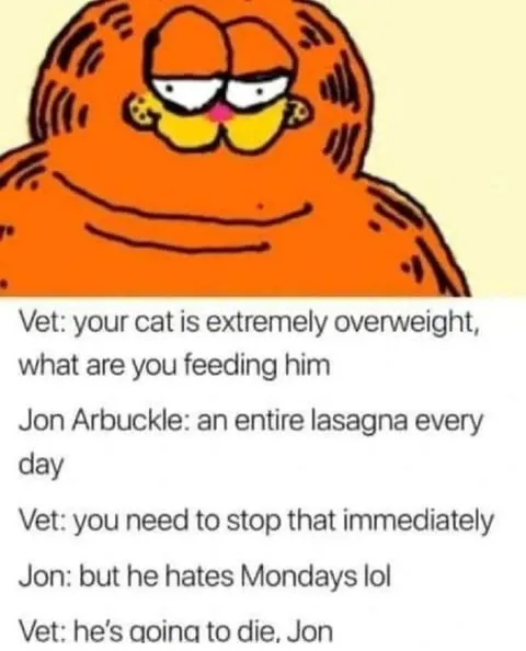 Garfield Hates Mondays