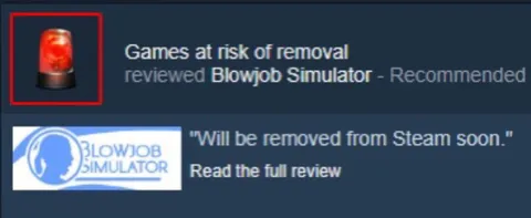 Blowjob Simulator Removed from Steam