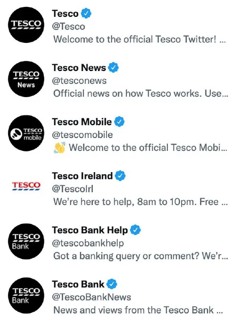 Tesco Has an Account for Everything