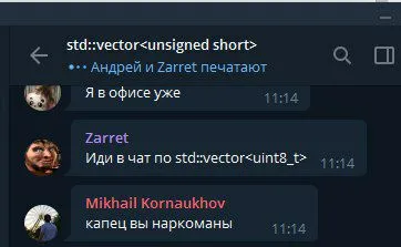 Чат про std::vector