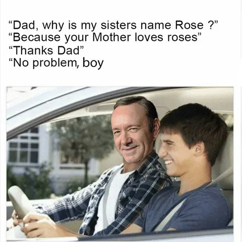 Dad Explains Rose’s Name