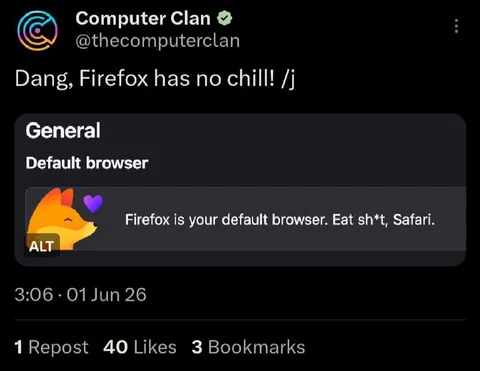 Firefox Has No Chill