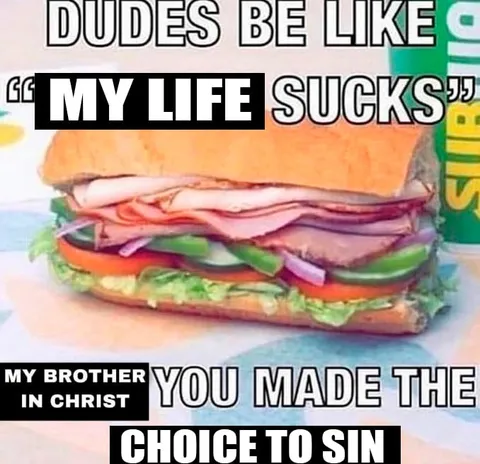 My Life Sucks Sandwich
