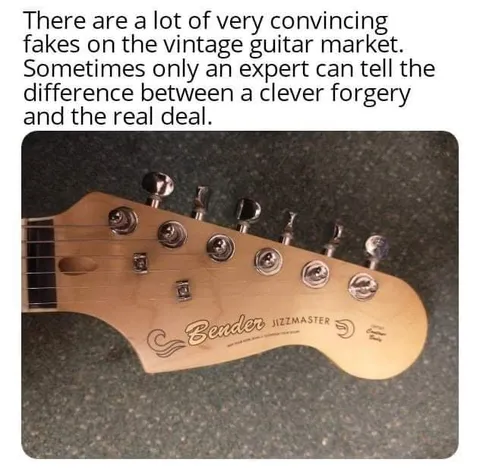 The Fake Vintage Guitar Expert