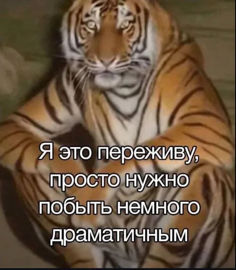 Я это переживу драматично