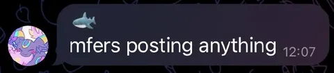 Mfers Posting Anything