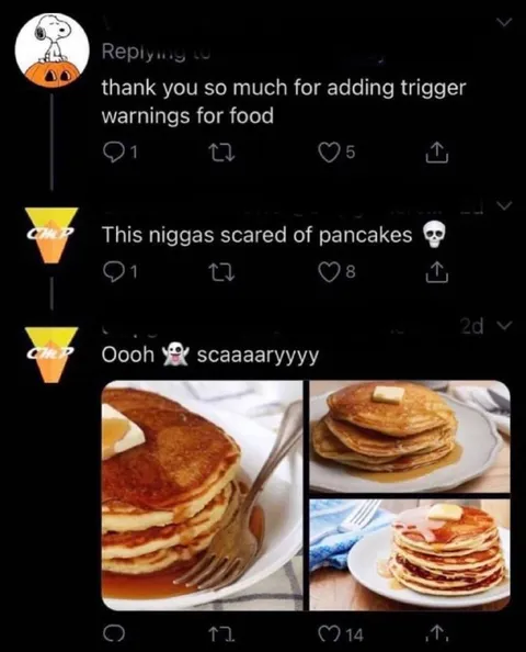 Scared of Pancakes