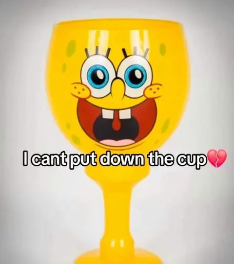 Can't Put Down the Cup