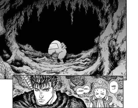 Guts and Puck Confused
