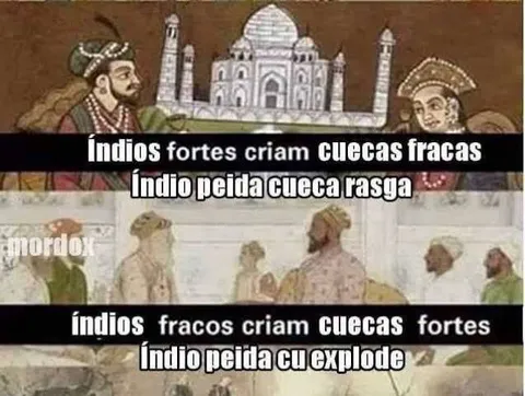 Índio peida e a cueca explode