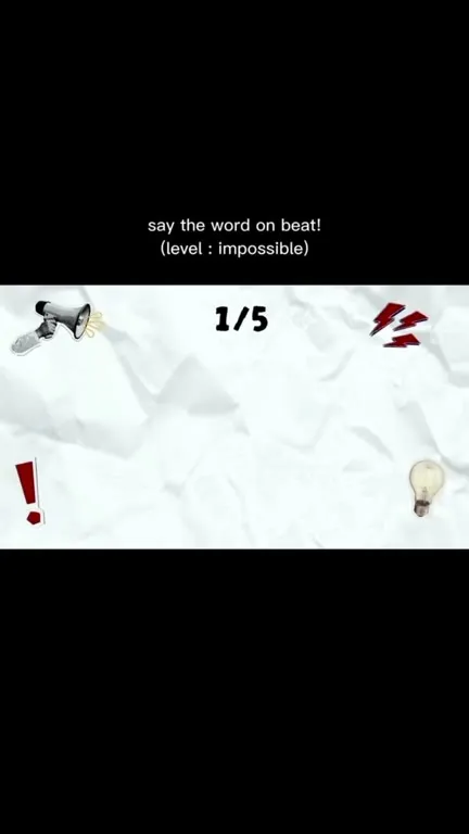 Say the Word on Beat: Impossible