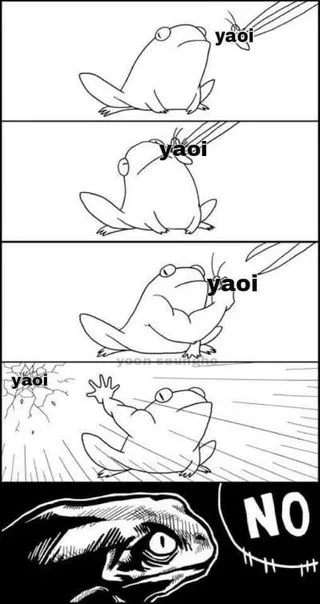 Frog Sees Yaoi and Says No